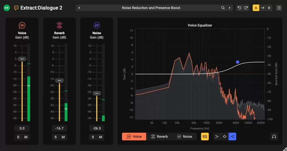 Acon Digital Extract:Dialogue 2 – Plugin con IA para Limpiar Diálogos de Ruido y Reverb (Descarga Digital)