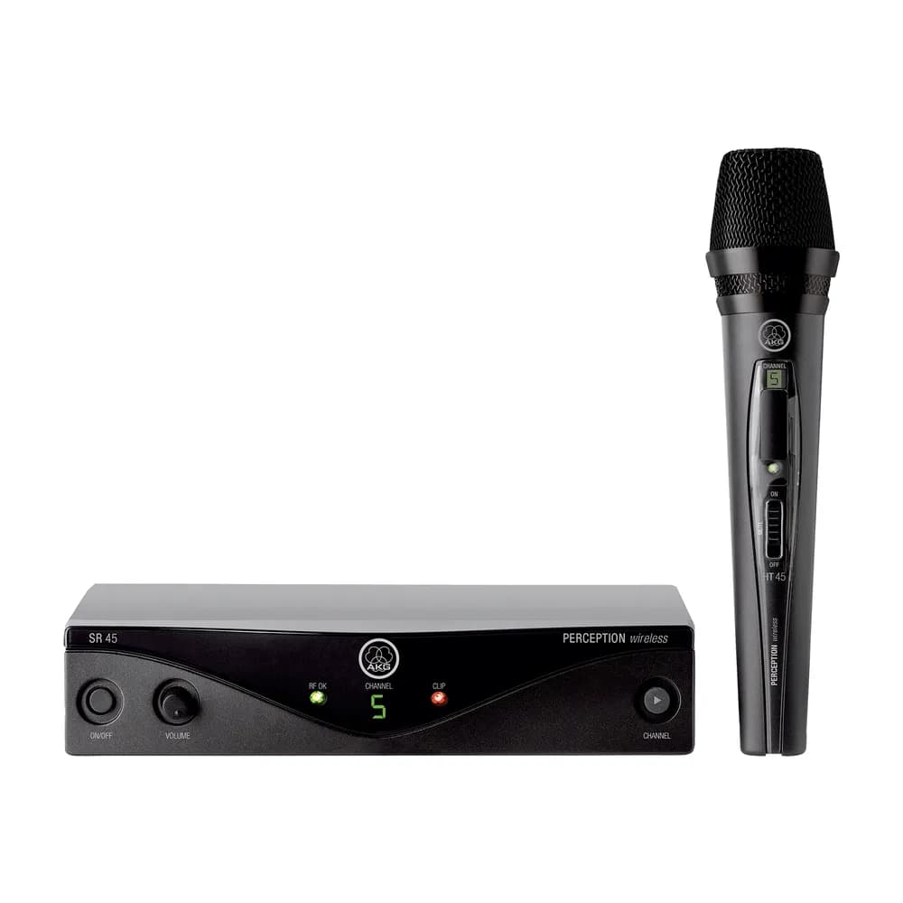 AKG Perception Wireless 45 – Sistema Inalámbrico UHF: Vocal, Instrumental, Presentador y Deportivo