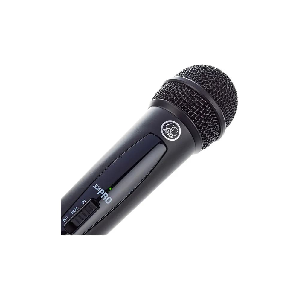 AKG WMS40 Mini – Micrófono Inalámbrico de Mano, Simple o Doble