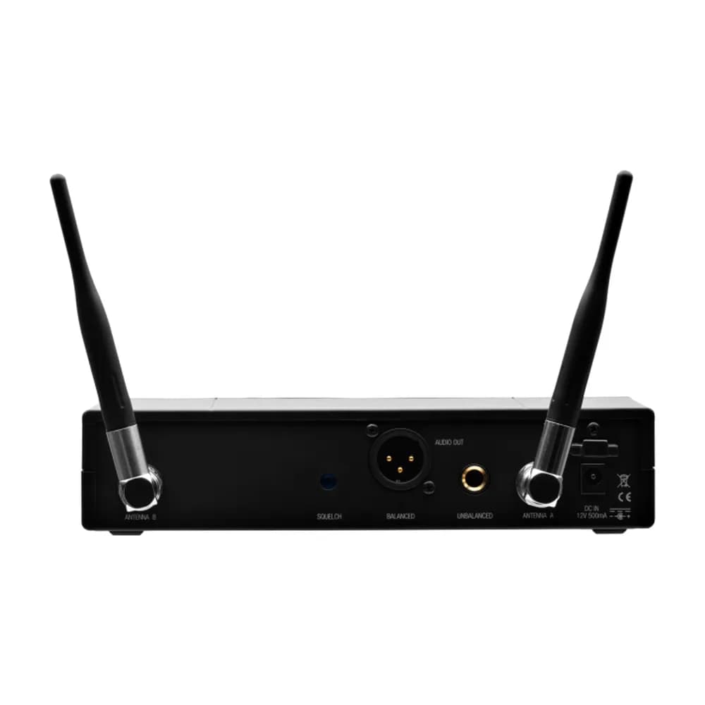 AKG WMS420 Presenter Set – Micrófono de Solapa Inalámbrico UHF, Banda B1
