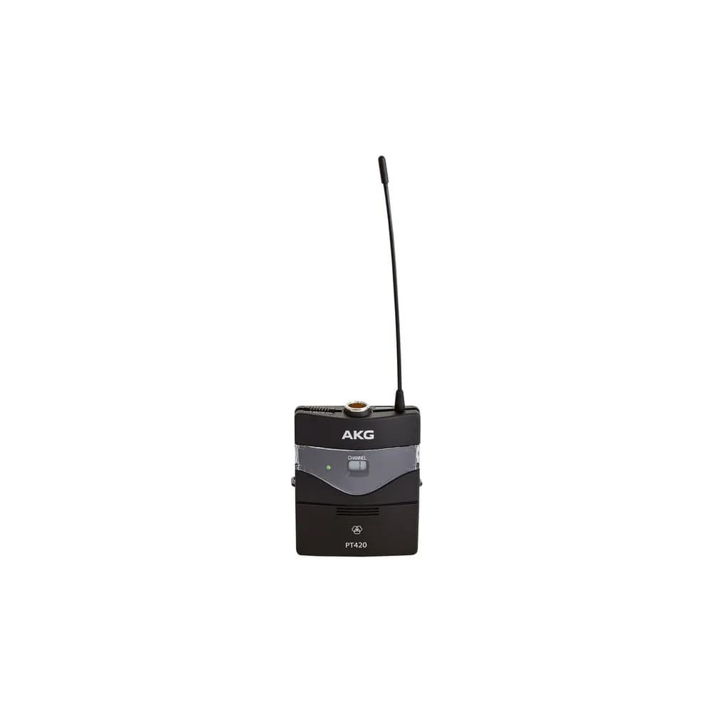 AKG WMS420 Presenter Set – Micrófono de Solapa Inalámbrico UHF, Banda B1