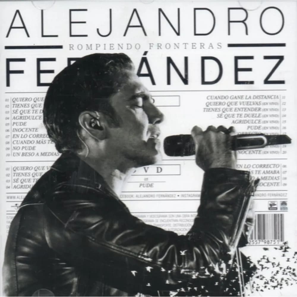 Alejandro Fernández - Rompiendo Fronteras (CD nuevo)