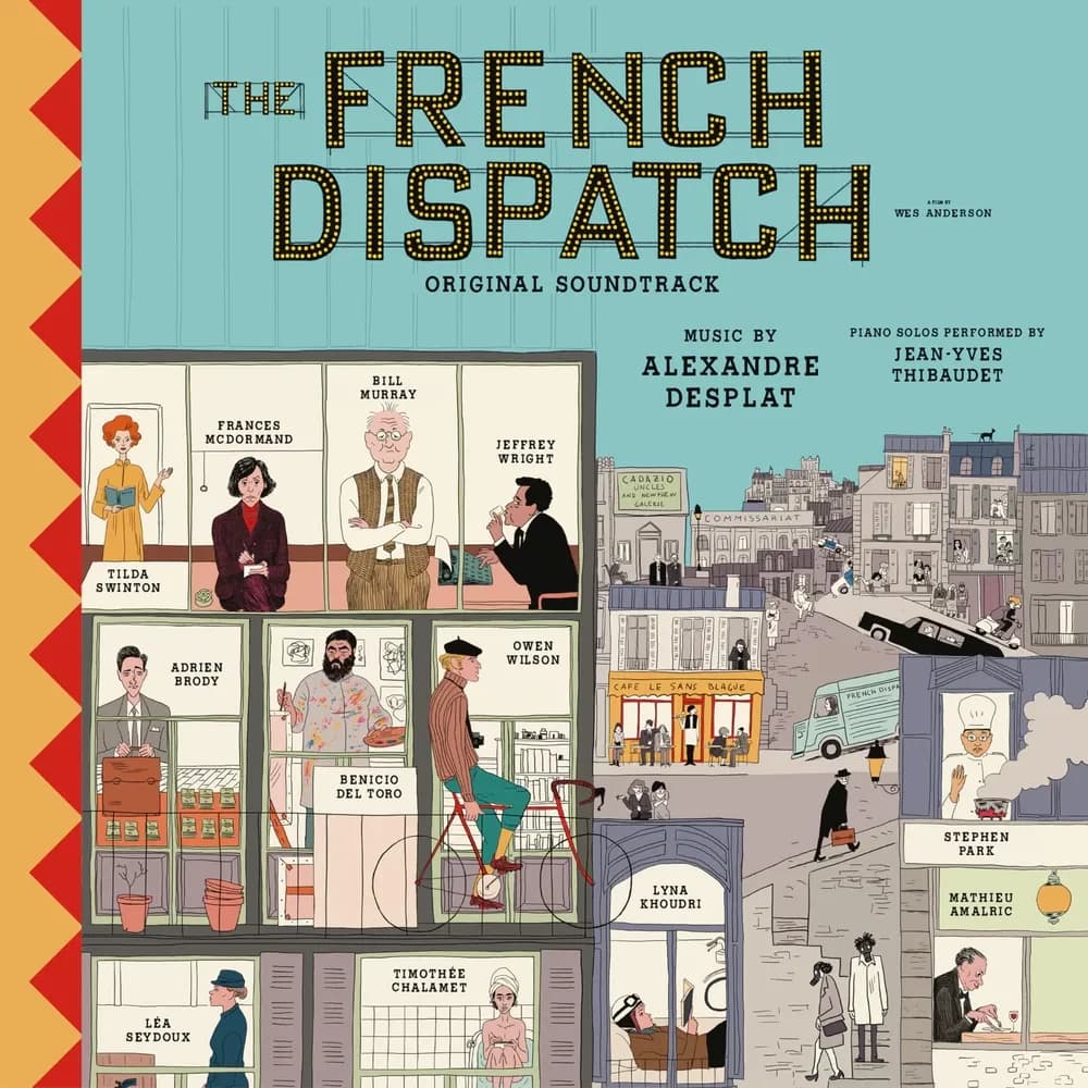 Alexandre Desplat - The French Dispatch (Original Soundtrack) (Vinilo Doble 2LP nuevo)