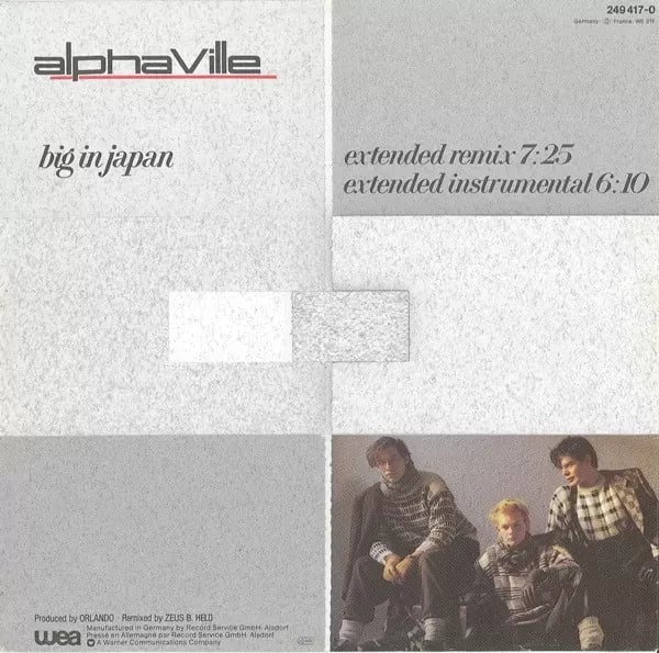 Alphaville - Big In Japan (Extended Remix) (Vinilo usado VG+) - Variante en LEMM DJ Store