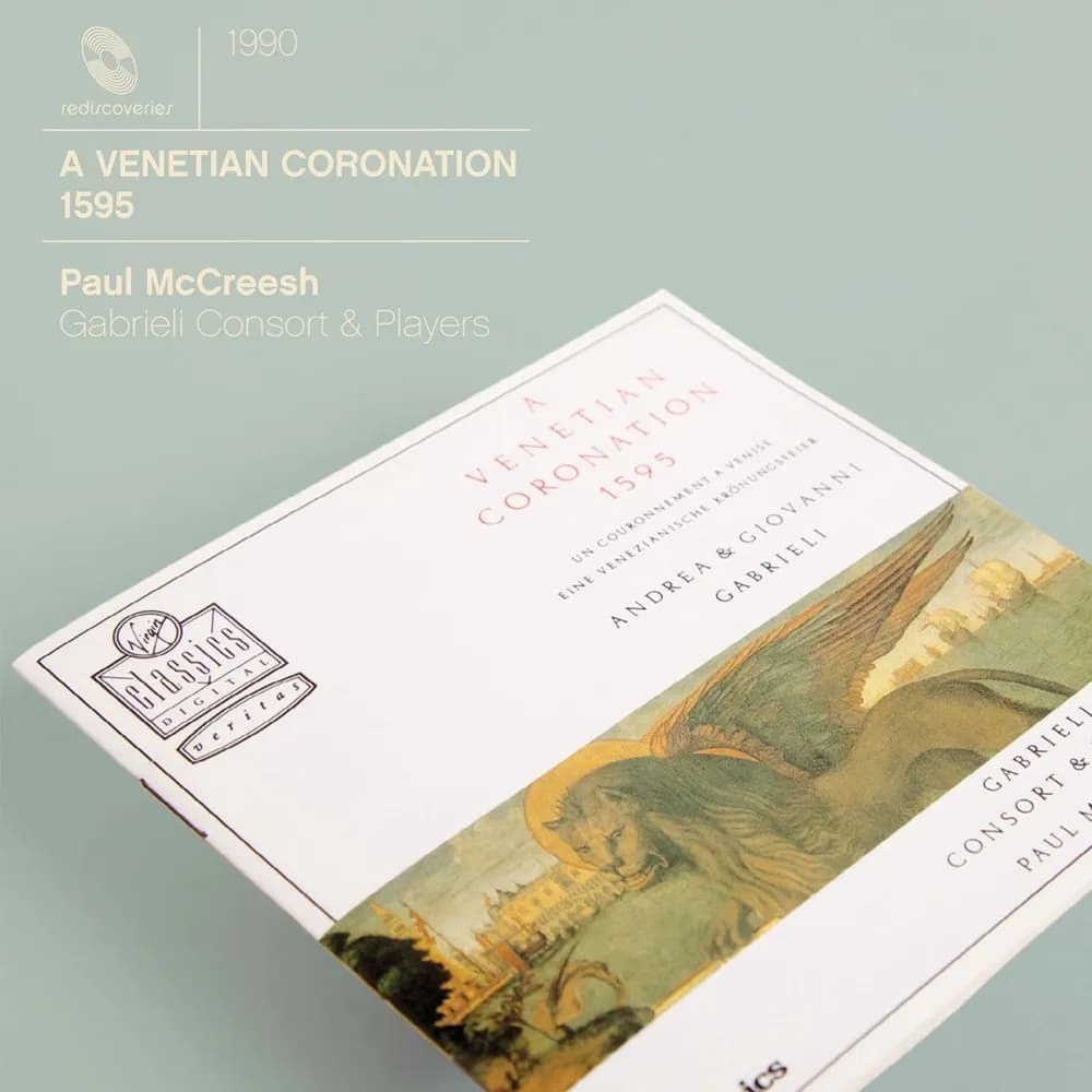 Andrea Gabrieli, Giovanni Gabrieli, Gabrieli Consort, Paul McCreesh - A Venetian Coronation 1595 (CD nuevo)