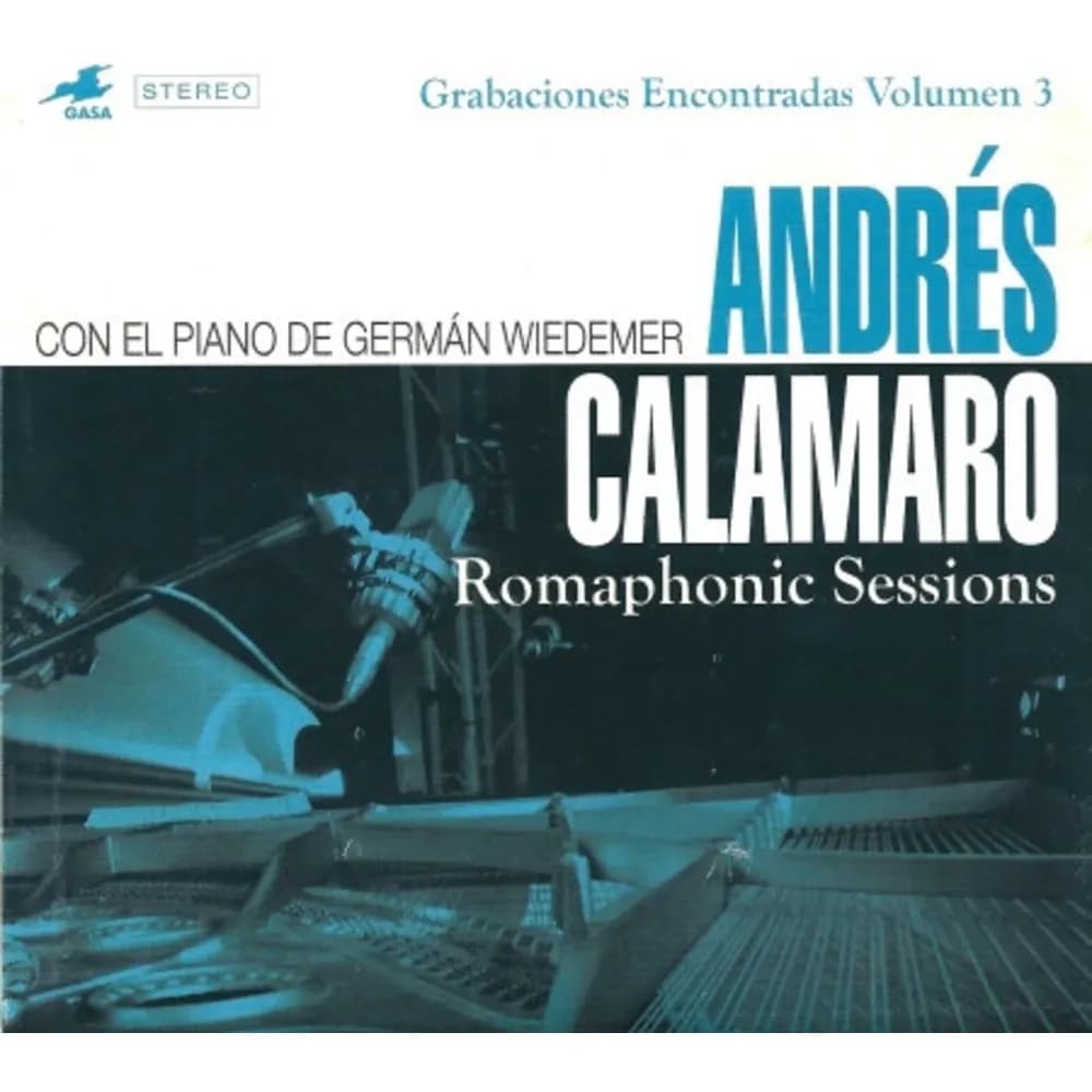 Andrés Calamaro Con El Piano De German Wiedemer - Romaphonic Sessions (Grabaciones Encontradas Volumen 3) (CD nuevo)