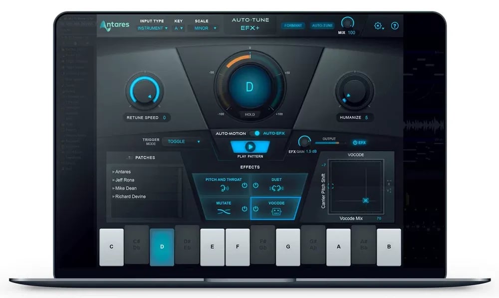 Antares AutoTune EFX+ 10 – Rack de Efectos Vocales con Corrección de Tono (Descarga Digital) - Variante en LEMM DJ Store