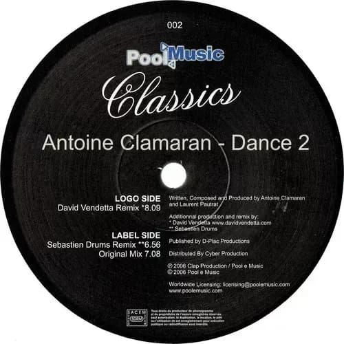 Antoine Clamaran - Dance 2 (Vinilo usado VG+)