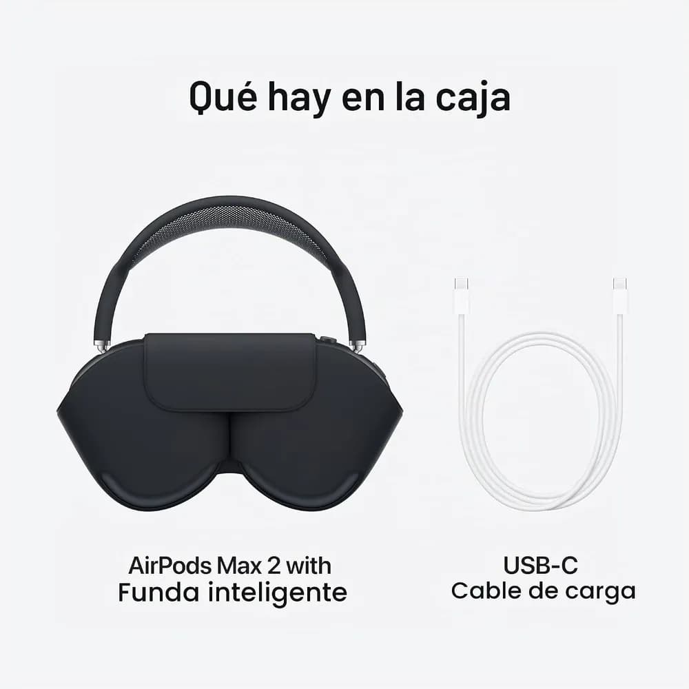 Apple AirPods Max 2 – Audífonos Bluetooth con Cancelación de Ruido