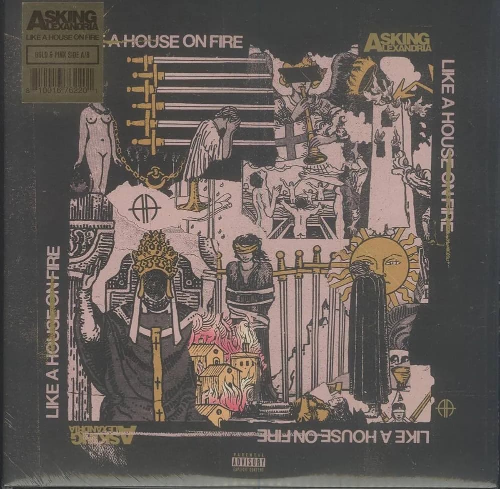 Asking Alexandria - Like A House On Fire (Vinilo Doble 2LP nuevo)