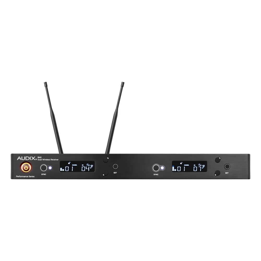 Audix AP42 OM2 – Sistema de Micrófono Inalámbrico Doble UHF, Banda A (522–554 MHz)