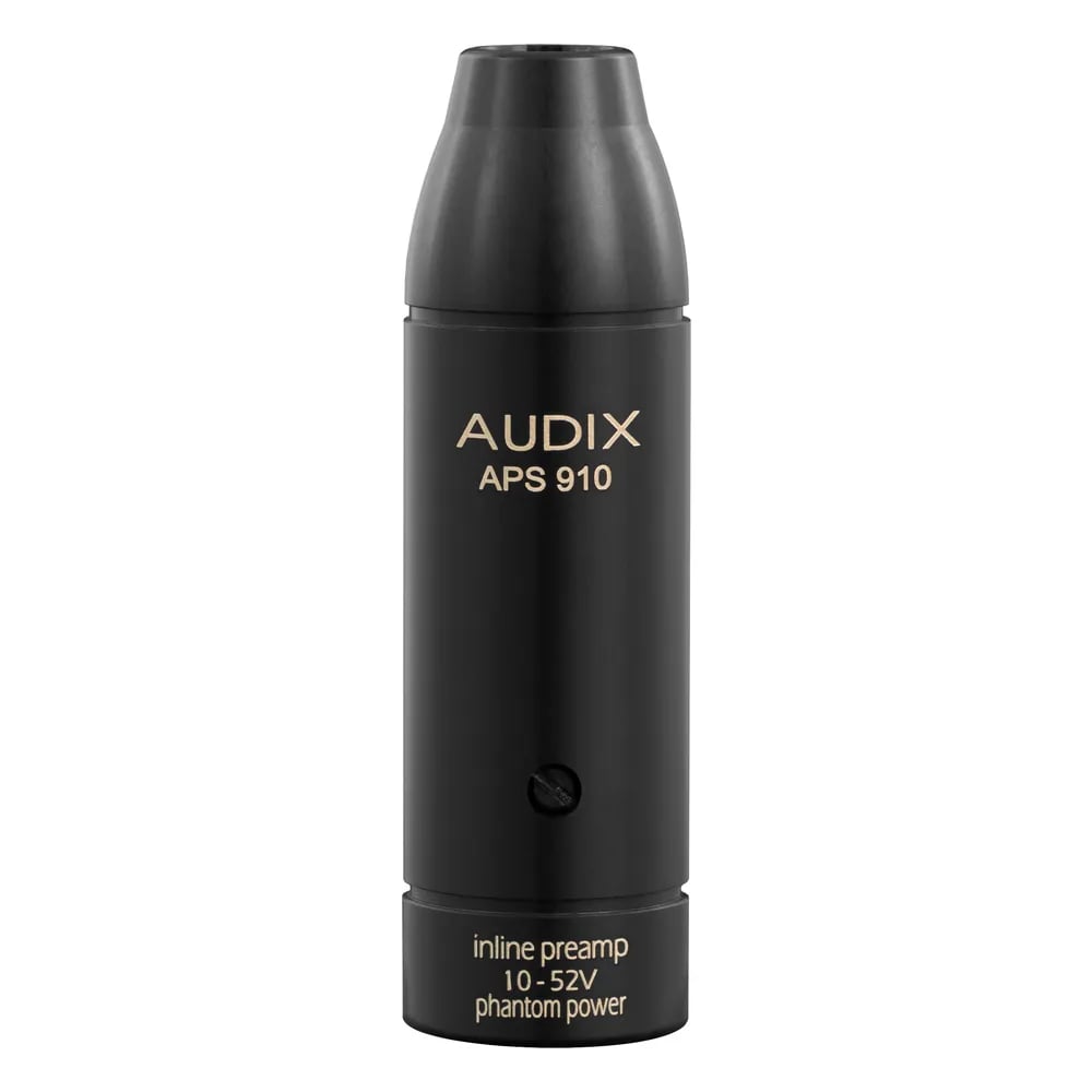 Audix APS910 – Adaptador de Poder Phantom para Micrófonos Electret (Lavalier, Headset, Clip) - Variante en LEMM DJ Store