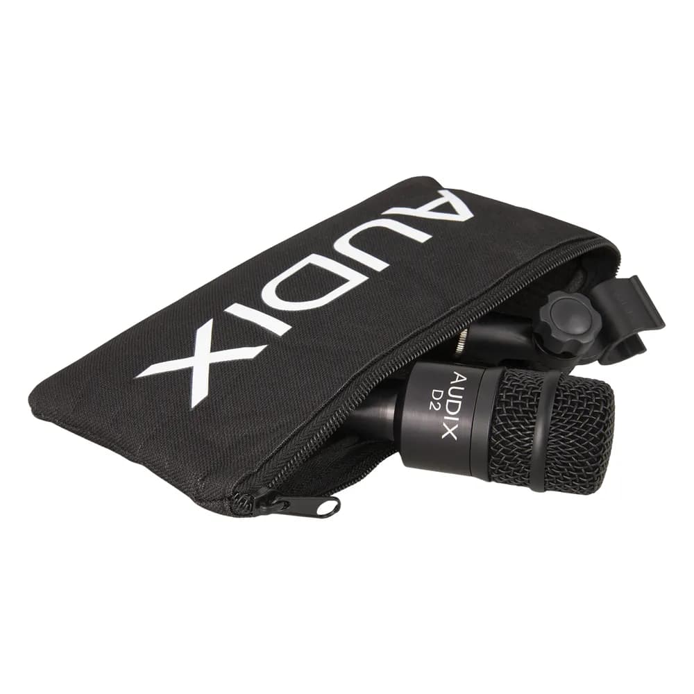Audix D2 – Micrófono Dinámico de Instrumento para Toms, Percusión y Vientos
