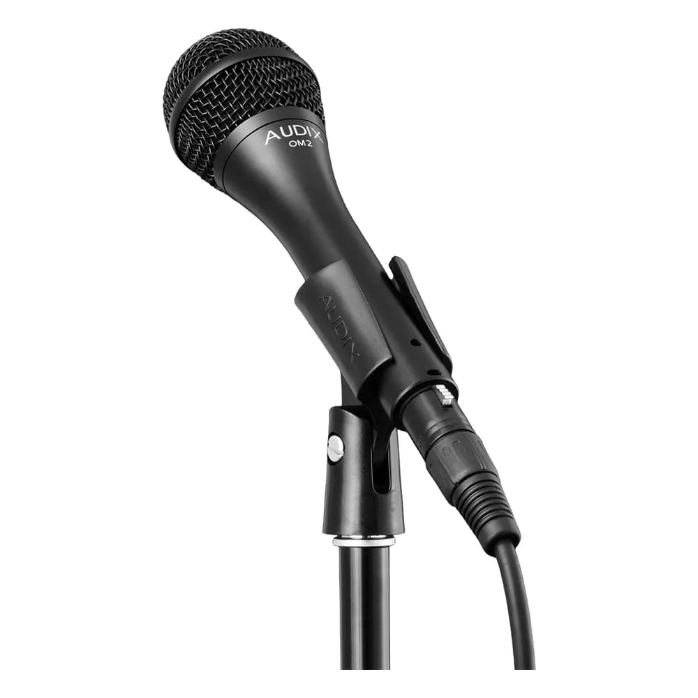 Audix OM2 – Micrófono Dinámico Vocal Hipercardioide para Cantar en Vivo