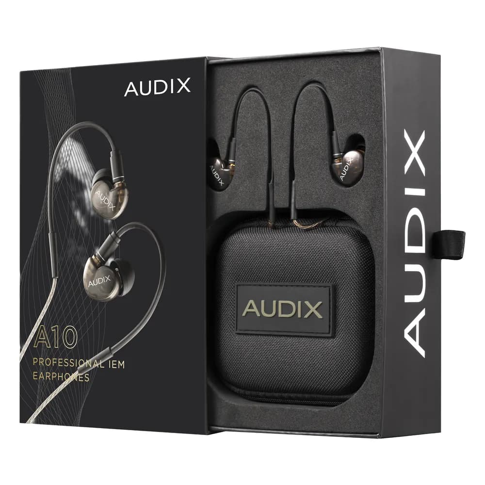 Audix OM3 + A10 – Pack Vocalista: Micrófono Dinámico y Audífonos In-Ear
