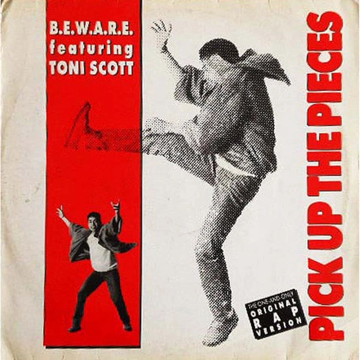 B.E.W.A.R.E. Featuring Toni Scott, DJ Fix – Pick Up The Pieces (Vinilo usado) (VG+)