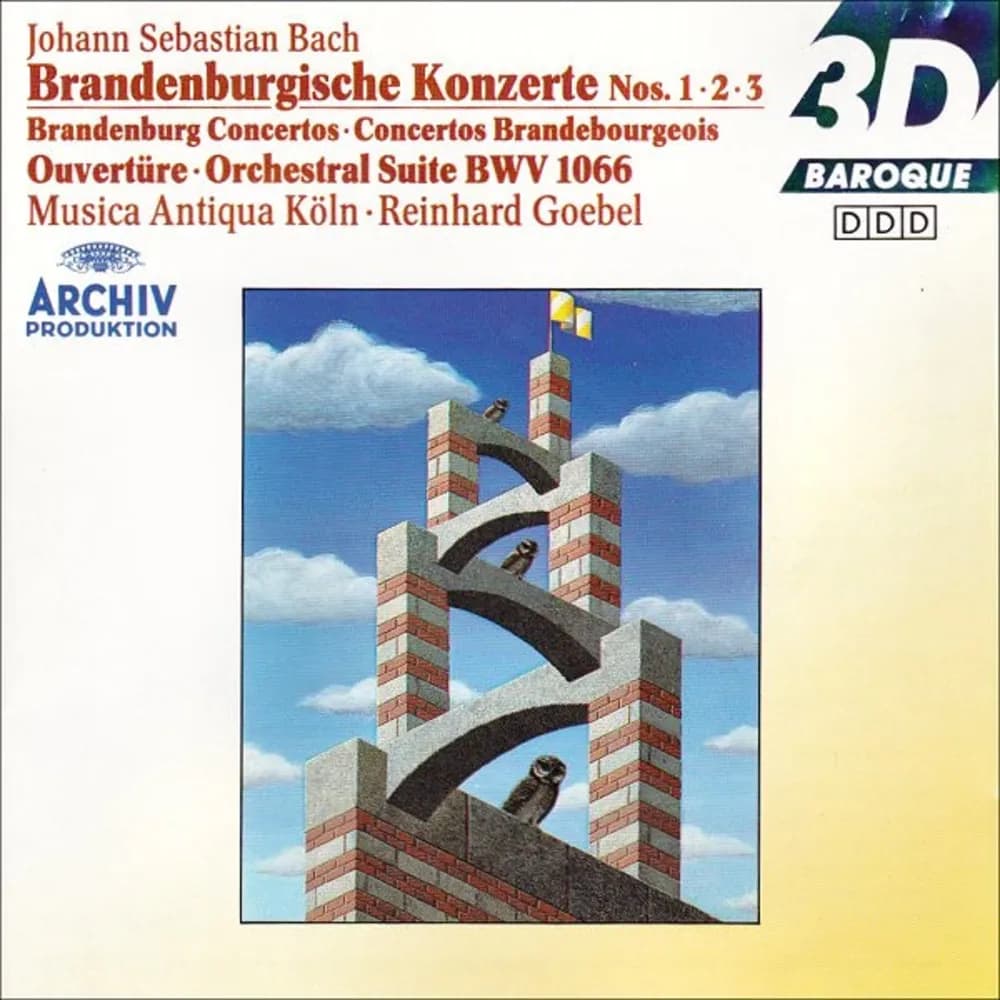 Bach - Brandenburg Concertos Bwv 1046 - Goebel (CD nuevo)