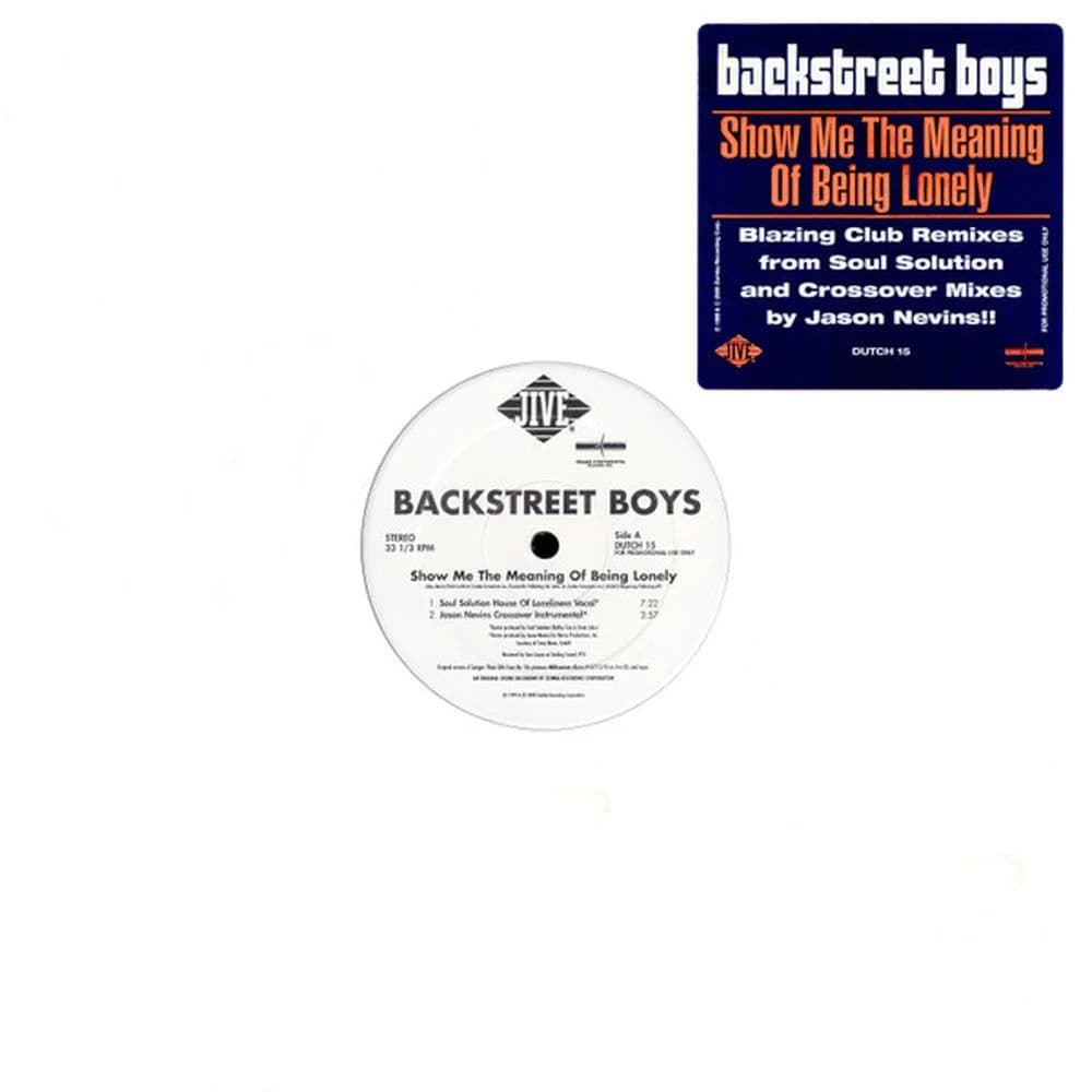 Backstreet Boys - Show Me The Meaning Of Being Lonely (2x12", Promo) (Vinilo usado VG+)