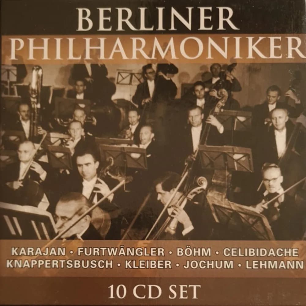 Berliner Philharmoniker, Herbert von Karajan, Wilhelm Furtwängler, Karl Böhm, Sergiu Celibidache, Hans Knappertsbusch, Erich Kleiber, Eugen Jochum, Fritz Lehmann - Berliner Philharmoniker (CD (10CD) nuevo)