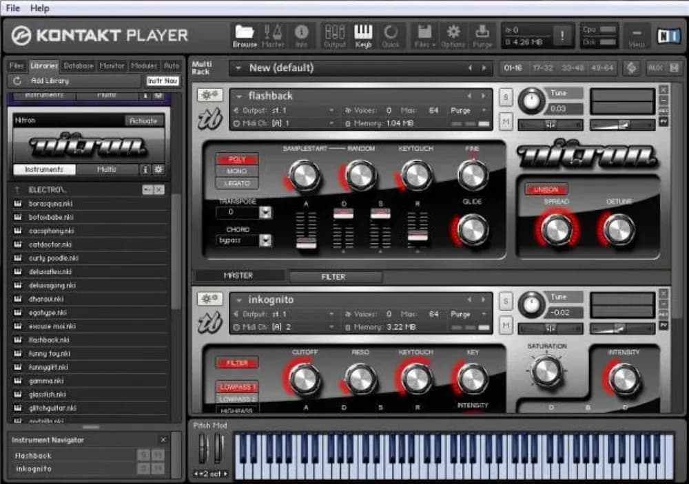 Best Service Nitron – sintetizador basado en samples con más de 1000 patches (Descarga Digital)