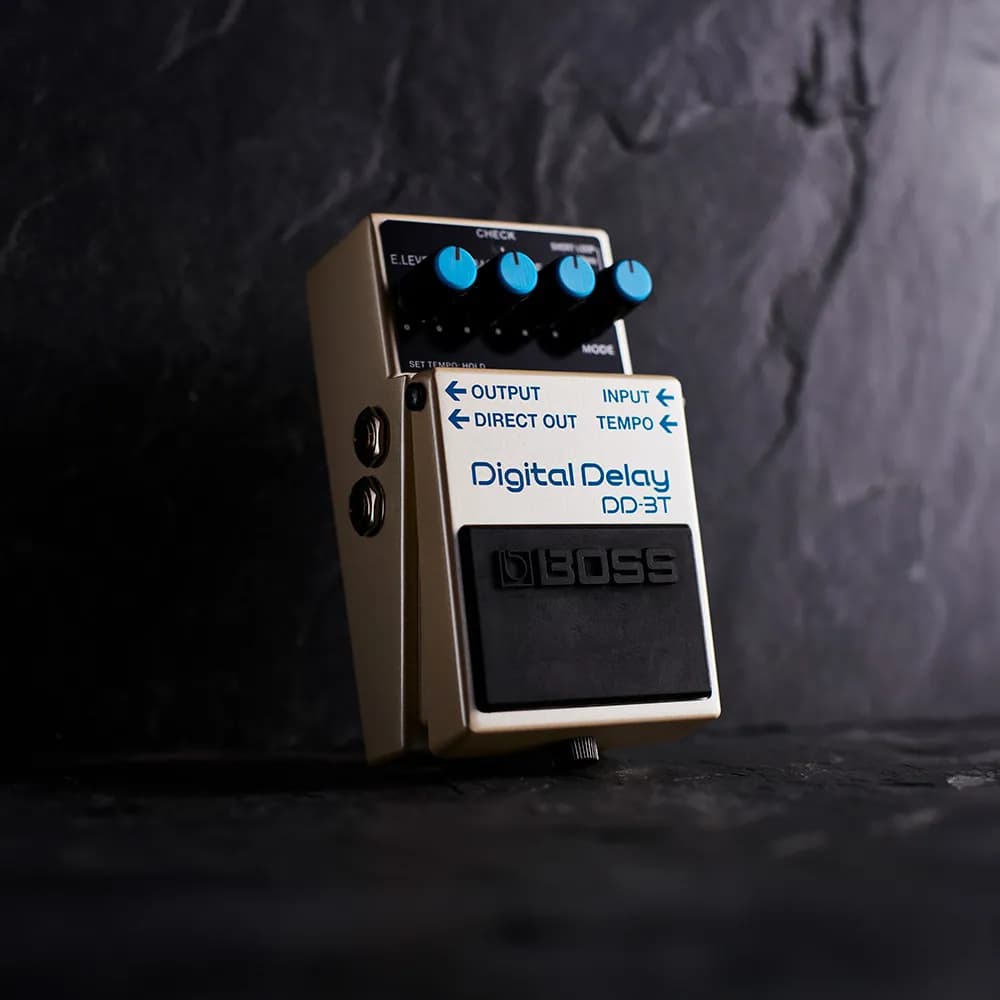 BOSS DD-3T Digital Delay – Pedal de Delay Digital para Guitarra con Tap Tempo y Salida Directa