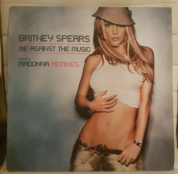Britney Spears, Madonna – Me Against The Music (Remixes) (Vinilo usado VG+)