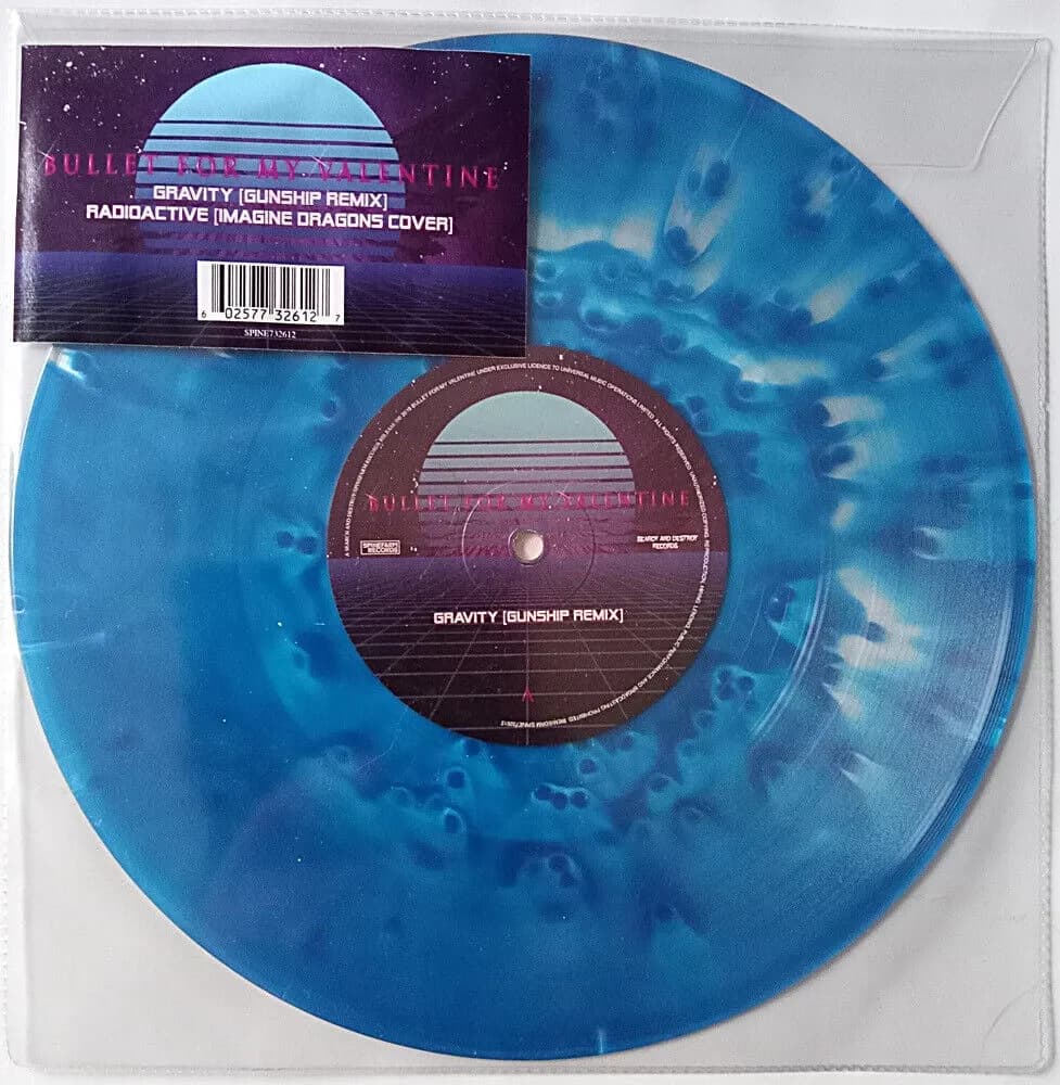 Bullet For My Valentine - Gravity (Gunship Remix) / Radioactive (Vinilo LP nuevo)