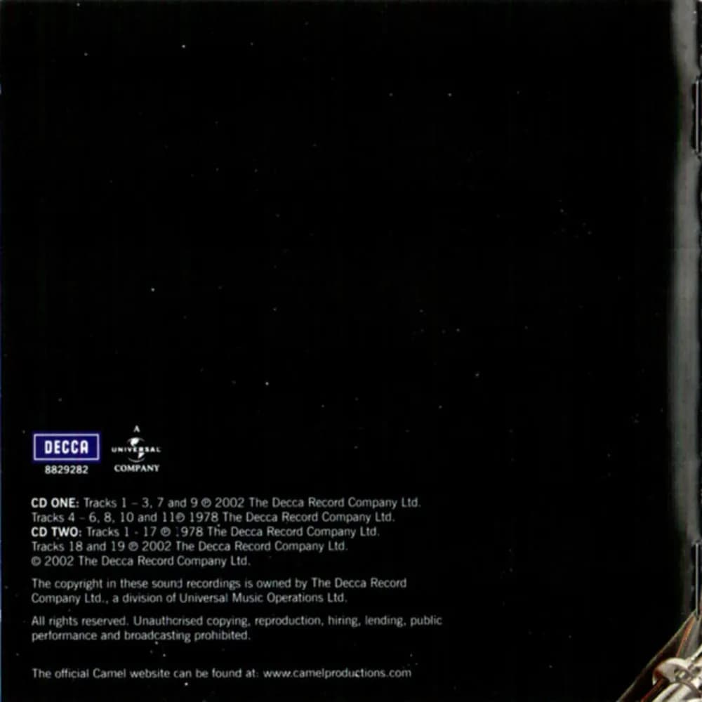 Camel - A Live Record (CD Doble (2CD) nuevo)