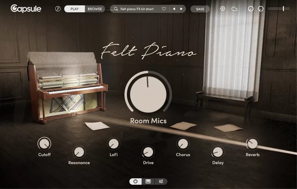 Capsule Audio Felt Piano – Piano de Fieltro Virtual (Descarga Digital)