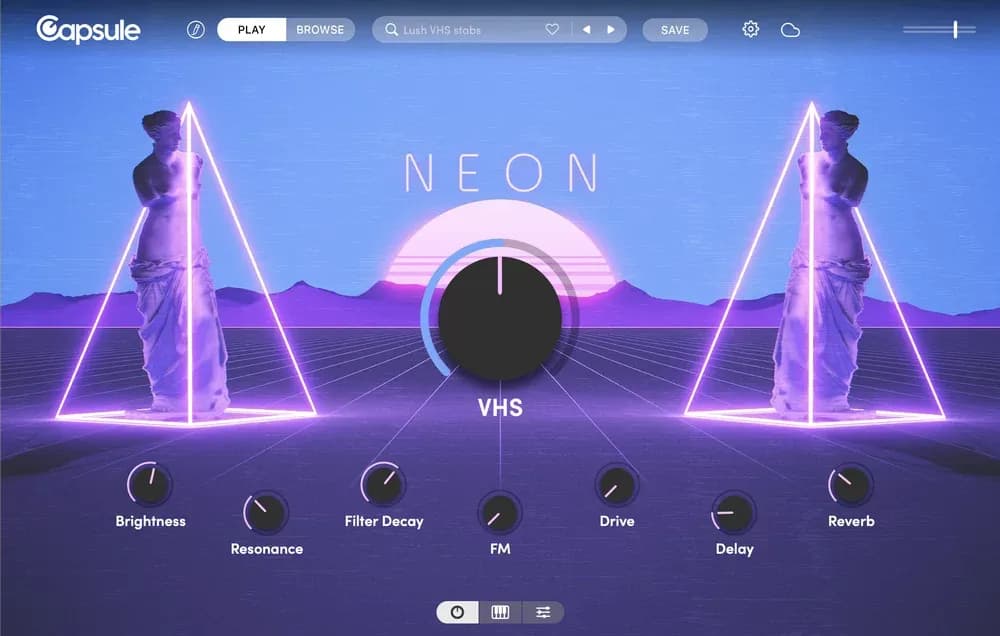 Capsule Audio Neon – Sintetizador Virtual Vintage (Descarga Digital)