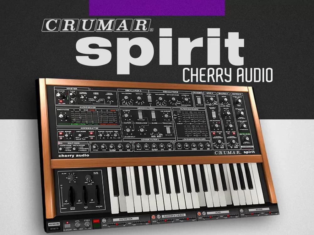 Cherry Audio Crumar Spirit – Monosintetizador Virtual (Descarga Digital)