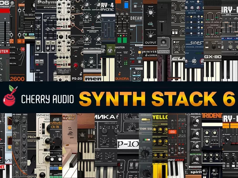 Cherry Audio Synth Stack 6 – Colección de Sintetizadores (Descarga Digital) - Variante en LEMM DJ Store