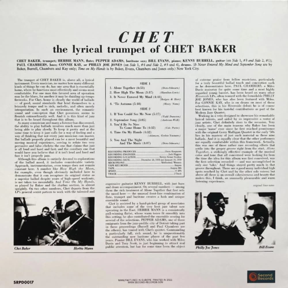 Chet Baker - Chet (LP nuevo)