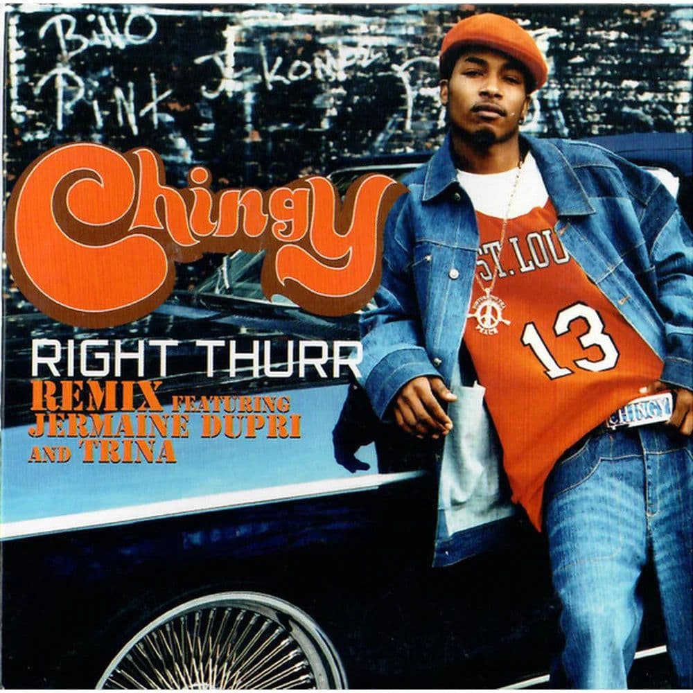 Chingy Featuring Jermaine Dupri And Trina – Right Thurr (Remix) (CD single cartón usado VG+)