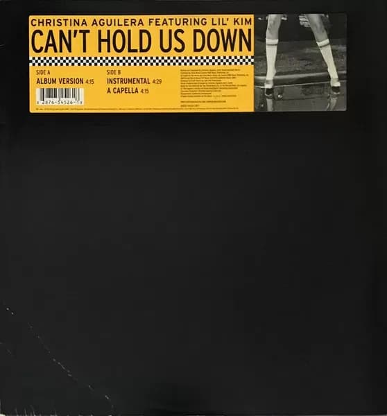 Christina Aguilera Featuring Lil' Kim - Can't Hold Us Down (Vinilo usado VG+)