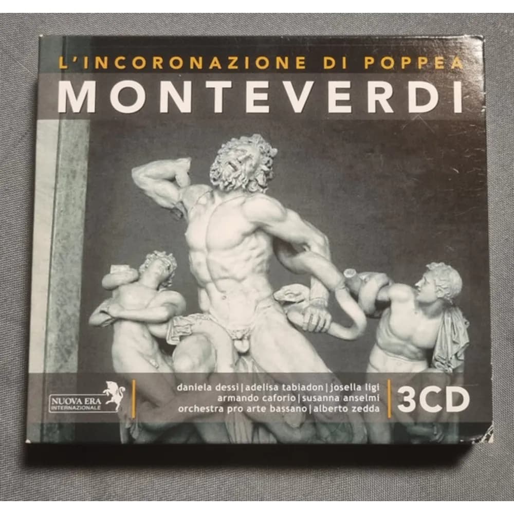 Claudio Monteverdi, Daniela Dessì | Adelisa Tabiadon | Josella Ligi, Armando Caforio | Susanna Anselmi, Orchestra Pro Arte Bassano | Alberto Zedda - L'Incoronazione Di Poppea (CD Triple (3CD) nuevo)