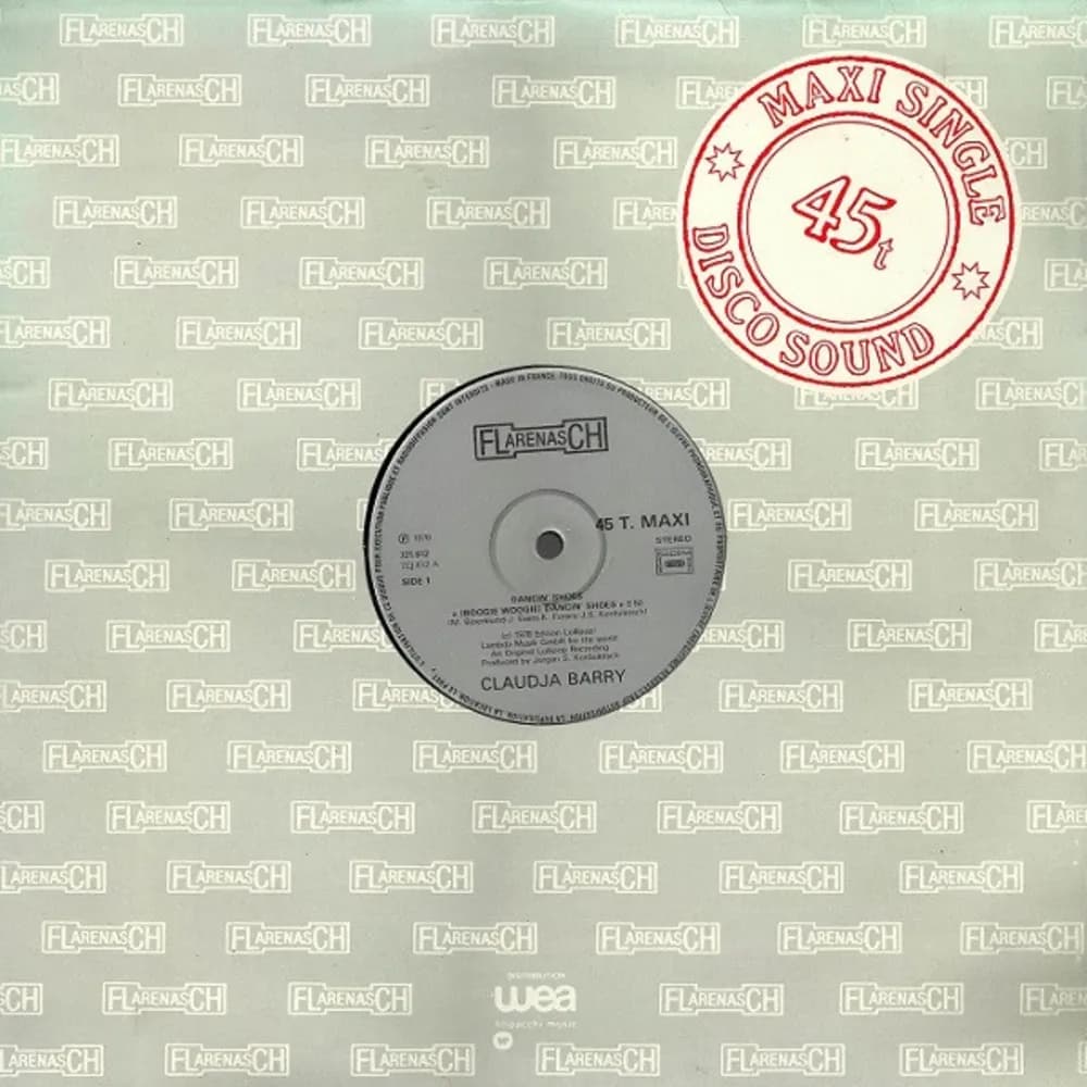 Claudja Barry - Dancin' Shoes / Boogie Tonight (Vinilo 12" usado VG+)