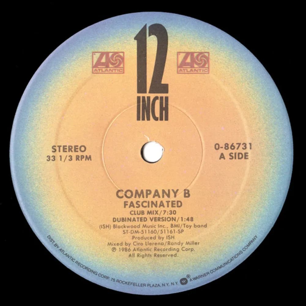 Company B - Fascinated (Vinilo 12" usado VG+)