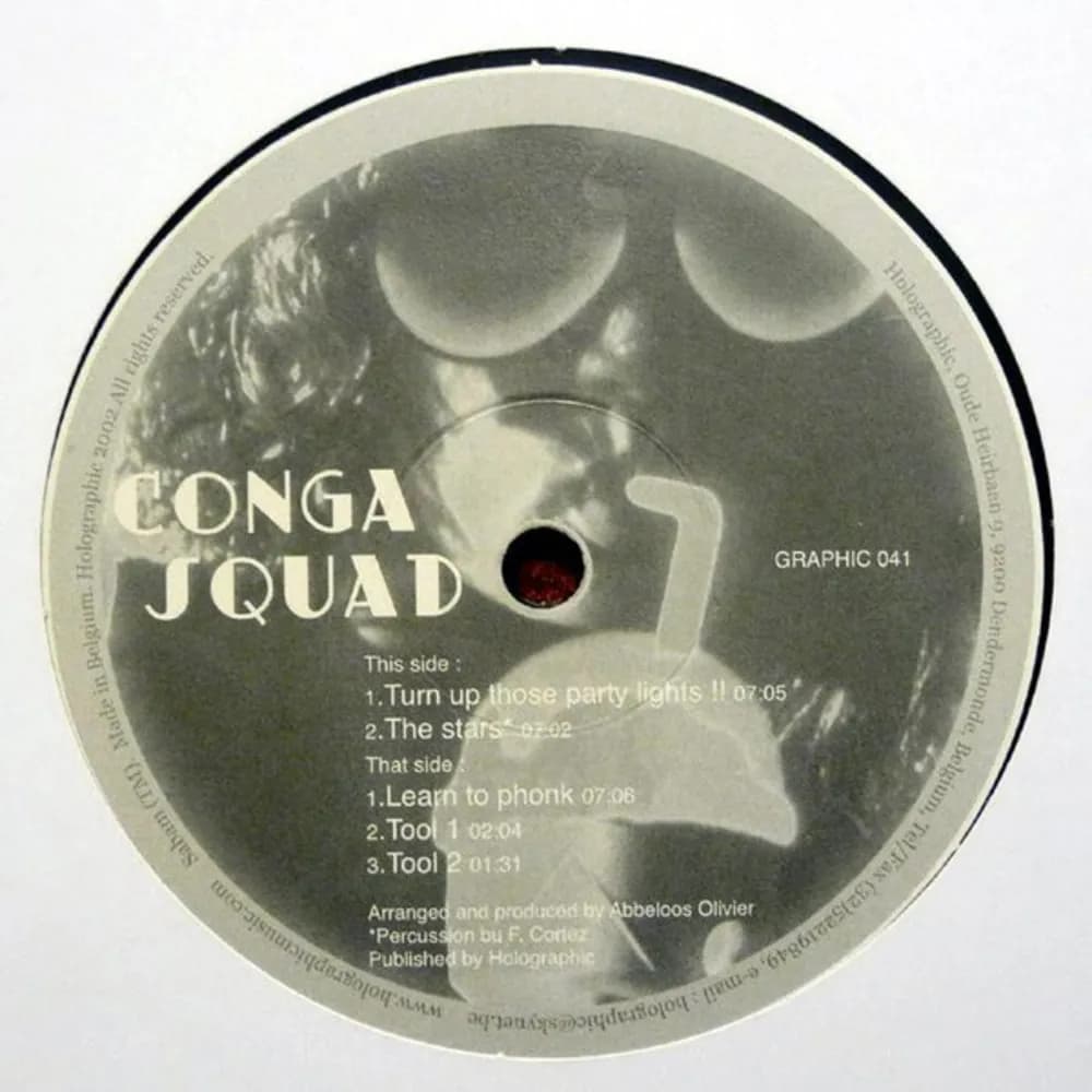 Conga Squad - Learn To Phonk (Vinilo 12" usado VG+)