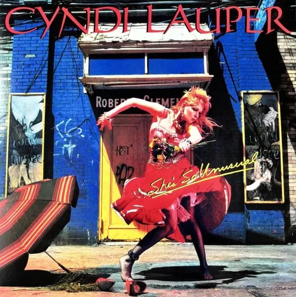 Cyndi Lauper - She's So Unusual (Vinilo LP Color Rojo nuevo)