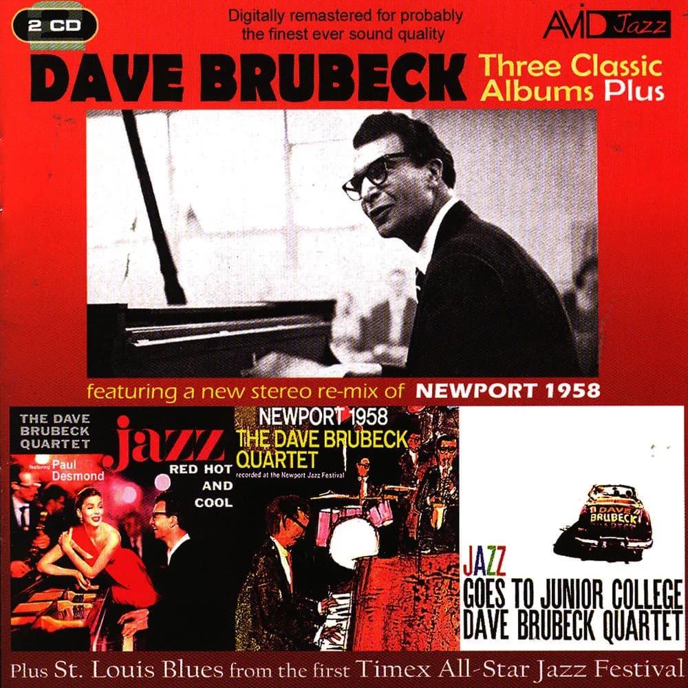 Dave Brubeck - Three Classic Albums Plus (CD Doble 2CD nuevo)
