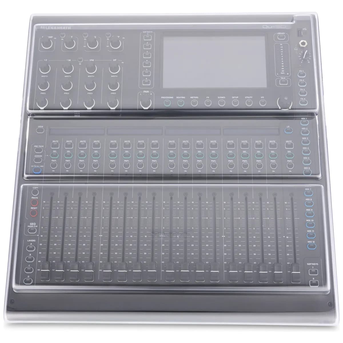 Decksaver – Tapa Protectora para Allen & Heath Qu-5 y Qu-5D
