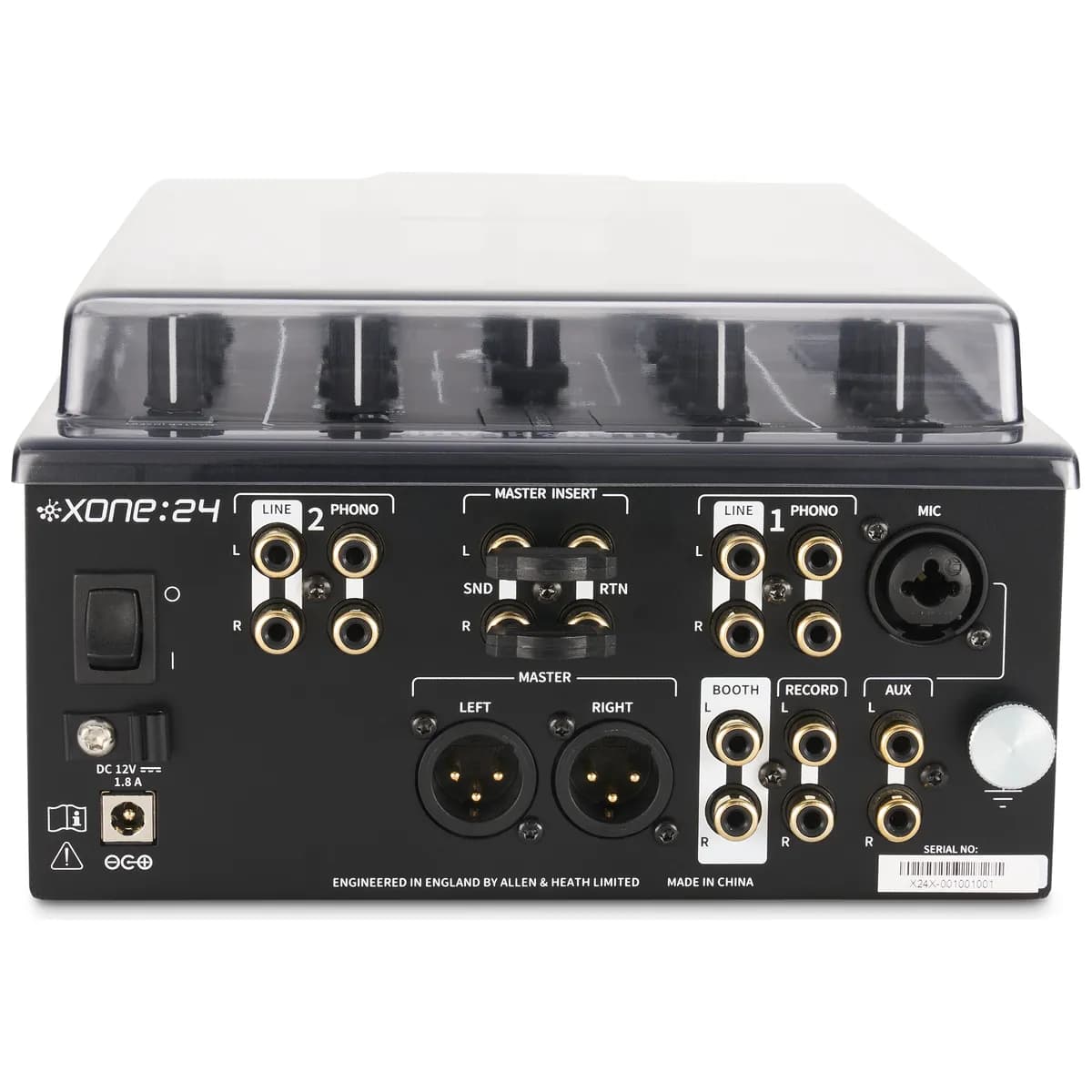 Decksaver – Tapa Protectora para Allen & Heath Xone:24 y Xone:24c