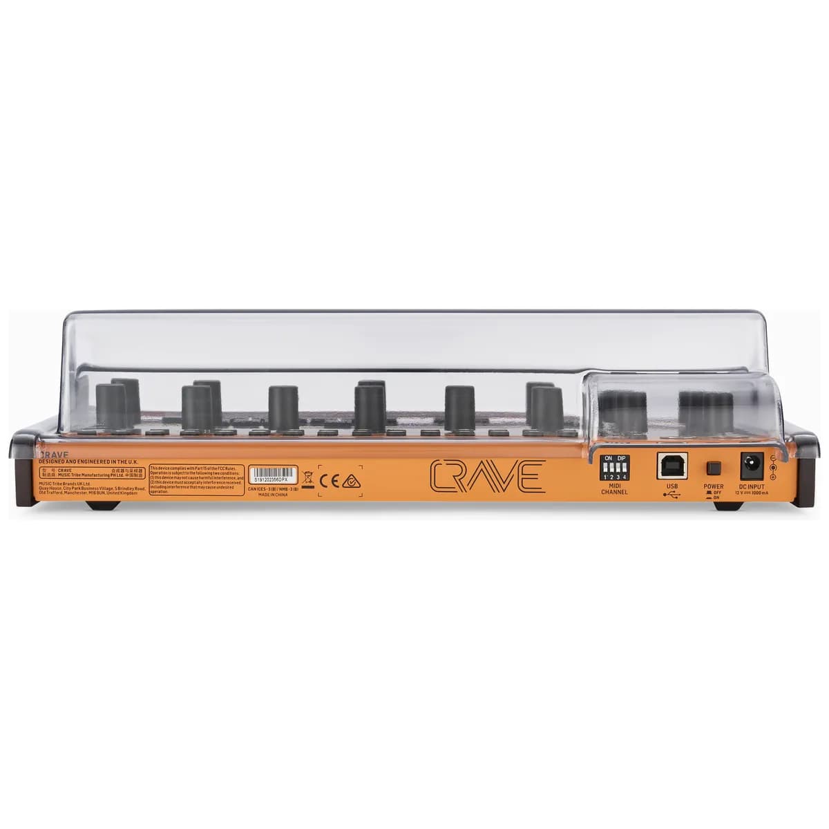 Decksaver – Tapa Protectora para Behringer Crave, Edge y Grind