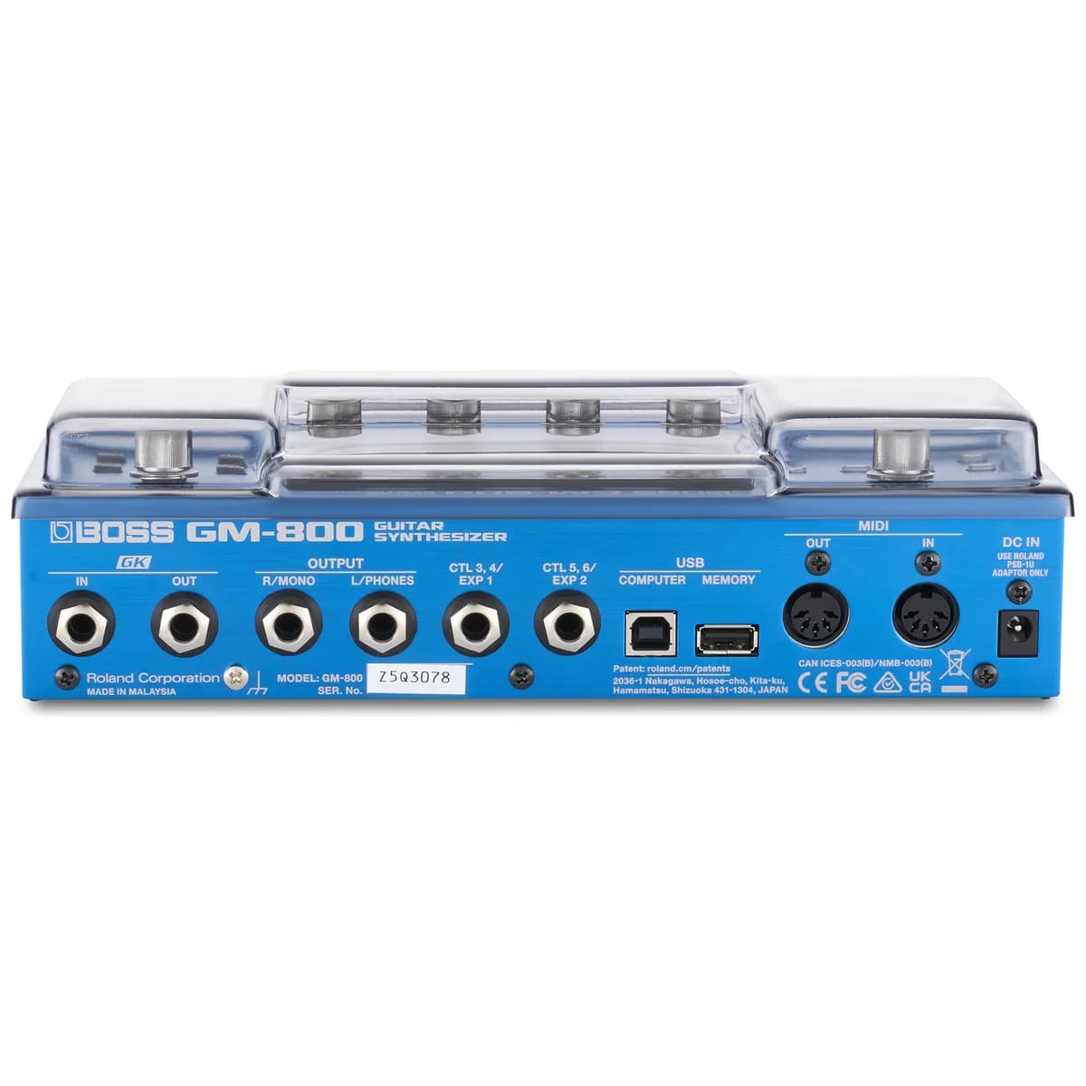 Decksaver – Tapa Protectora para Boss GM-800