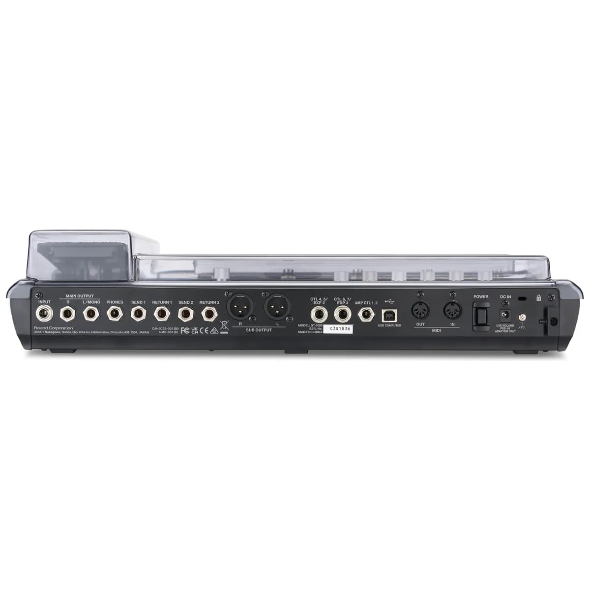 Decksaver – Tapa Protectora para Boss GT-1000