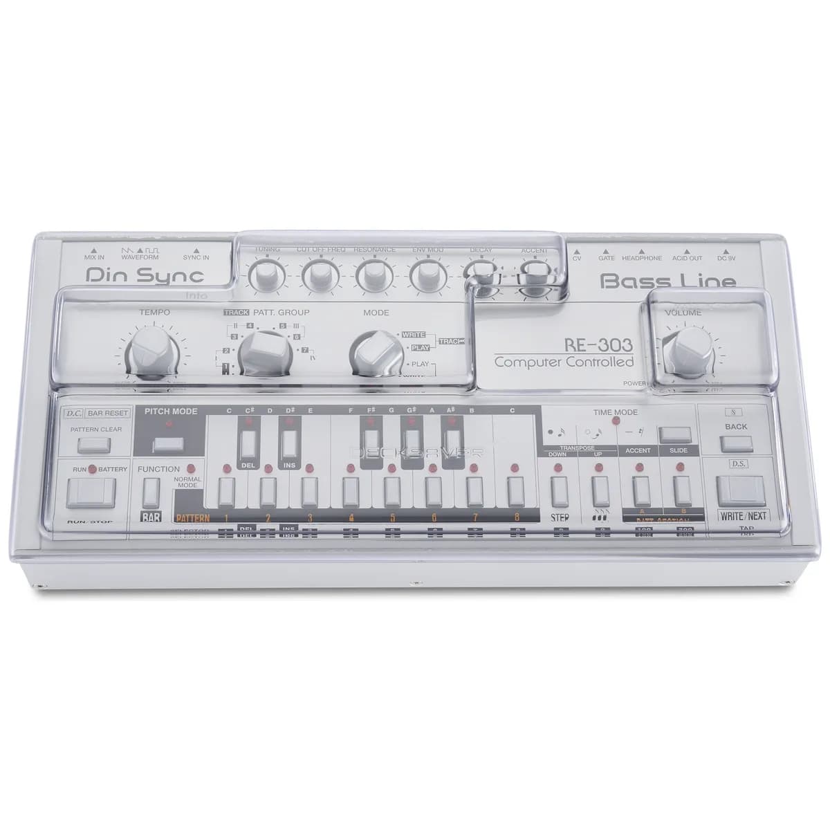 Decksaver – Tapa Protectora para Din Sync RE-303 y RE-606