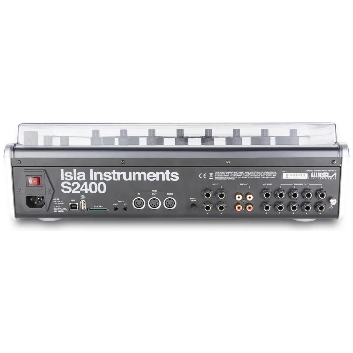 Decksaver – Tapa Protectora para ISLA Instruments S2400