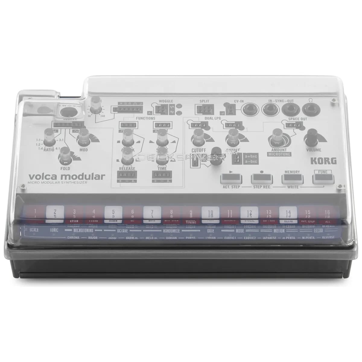 Decksaver – Tapa Protectora para Korg Volca Drum, Modular, FM2 y Mix