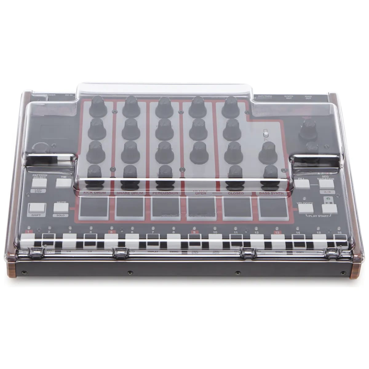 Decksaver LE – Tapa Protectora para Akai Rhythm Wolf y Tom Cat - Variante - Vista alternativa en LEMM DJ Store